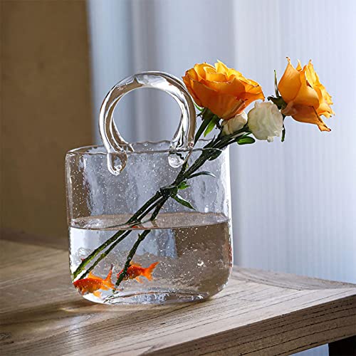 Elegant Glass Purse Vase: A Versatile and Beautiful Addition to Your Home Decor