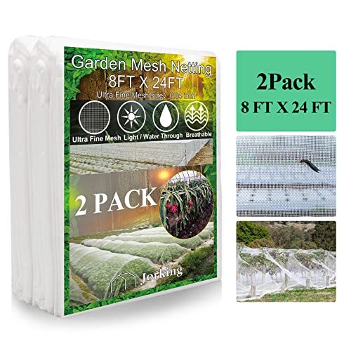 2 Pack Garden Netting - Ultra-Fine Mesh Protection for Plants