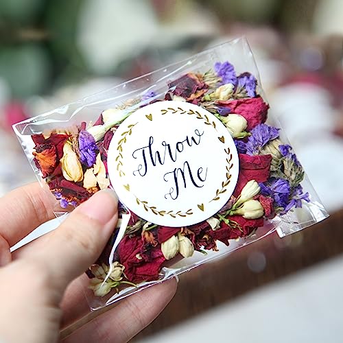 RainbowPana Biodegradable Flower Petals for Weddings
