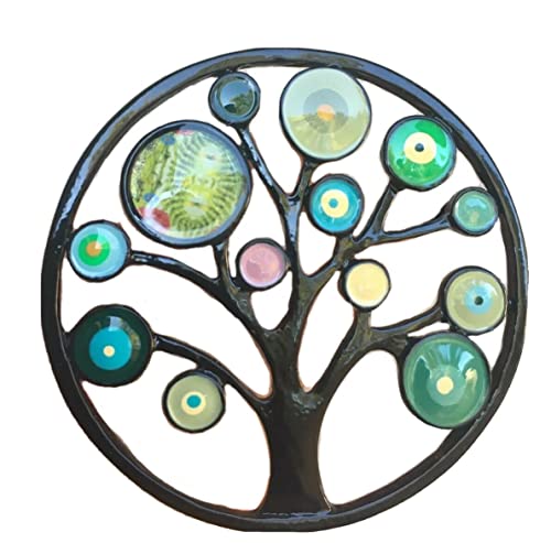 Colorful Enamel Tree of Life Pin