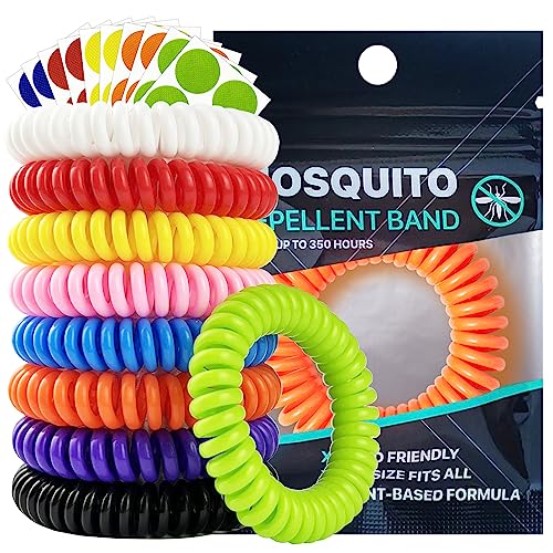 Mosquito Repellent Bracelets 36 Pack with Stickers