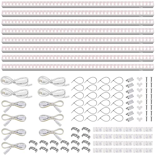 Barrina T5 Grow Lights, Full Spectrum, 2ft 80W, LED Grow Light Bulbs