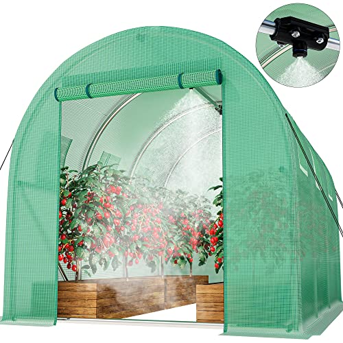 YITAHOME 10x6.5x6.5ft Greenhouse w/ Watering System