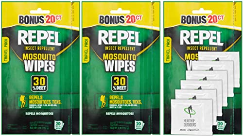 Repel Mosquito Repellent Wipes