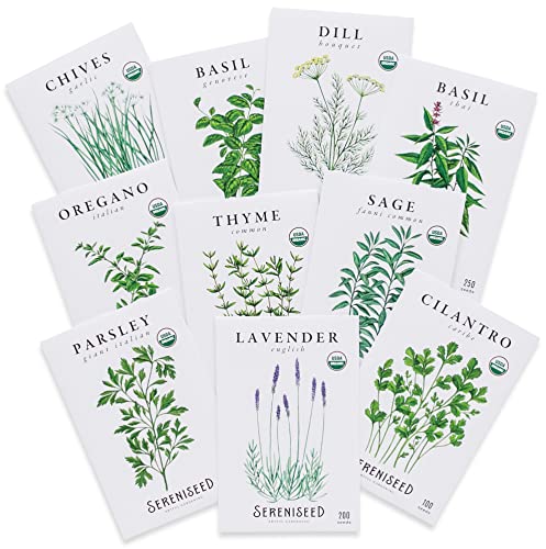 Sereniseed Organic Herb Seeds Collection