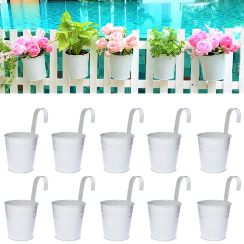 Stylish Hanging Planters - 10 Pack for Outdoor Gardens