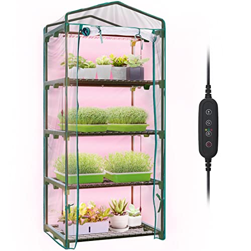 Portable Greenhouse with Grow Light