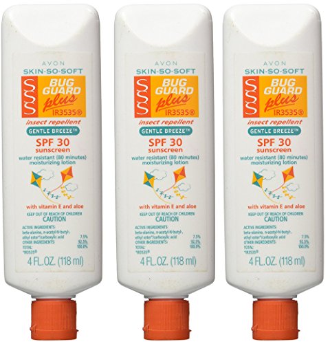 Avon Bug Guard PLUS, SPF 30 Gentle Breeze (3 Pack)