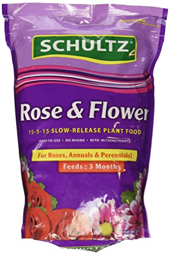 Schultz Rose & Flower Slow-Release Plant Food, 15-5-15, 3.5 Lbs