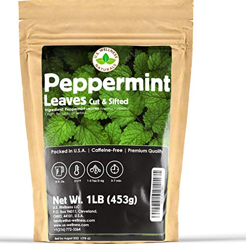 Peppermint Tea 1LB (16Oz), Cut & Sifted