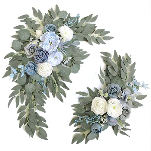 Piklado Artificial Flower Swag Set for Wedding Decorations