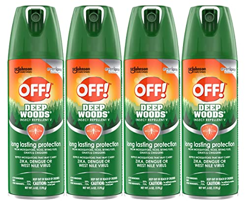 OFF! Deep Woods Insect Repellent Pack of 4