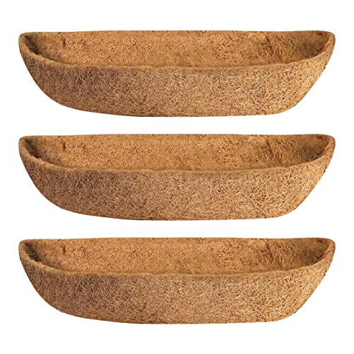 Ayybf Coco Liner for Wall Baskets - Durable and Natural Coconut Husk