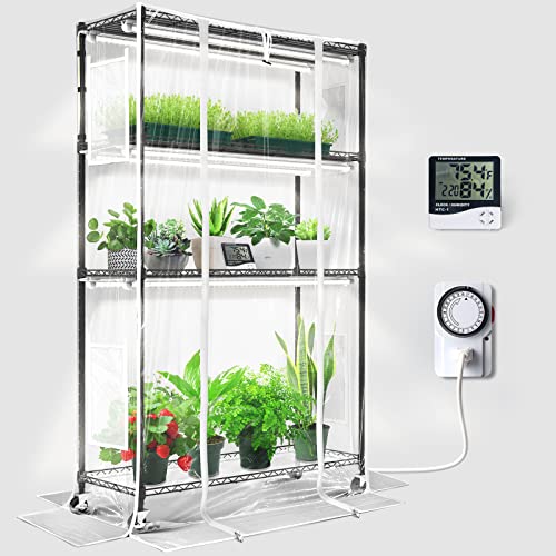 Barrina Mini Greenhouse with LED Grow Light