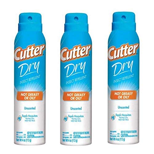 Cutter Dry Insect Repellent 3-Pack