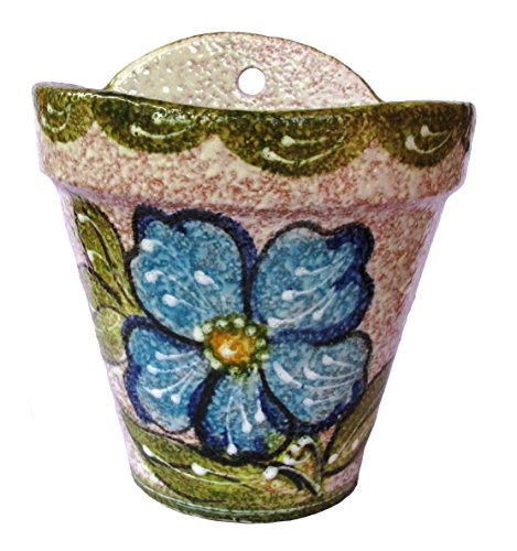 Spanish Hand-Painted Wall Flower Pot