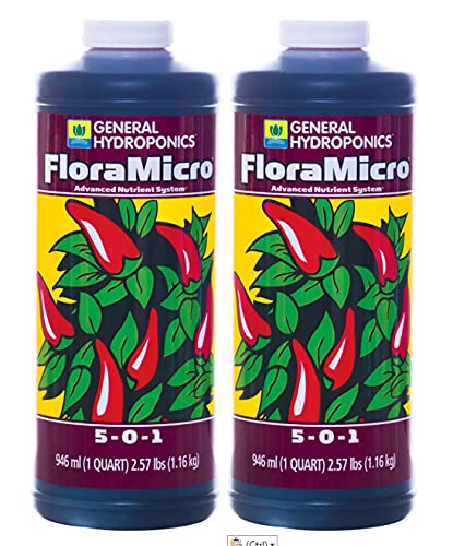 General Hydroponics FloraMicro 1 Qt (2 Pack)