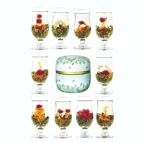 Handmade Herbal Flowering Tea Balls Gift Set