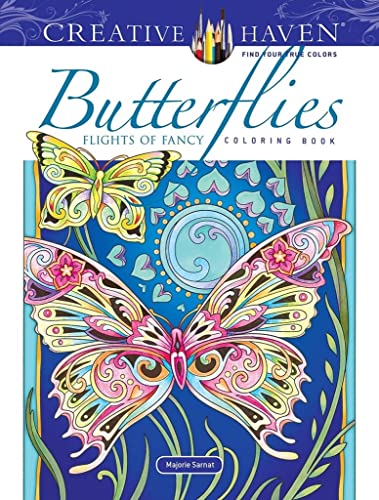 Creative Haven Butterflies Coloring Book