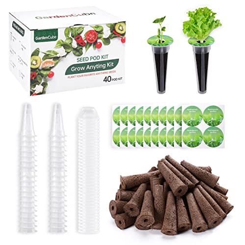 GardenCube Hydroponic Pods Kit: Grow Anything Kit with 160 pcs