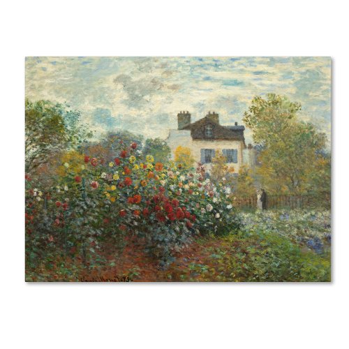 Claude Monet's Artist's Garden Canvas Wall Art