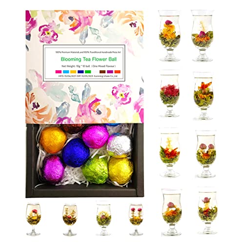 Assorted Blooming Flower Tea Balls Gift Set