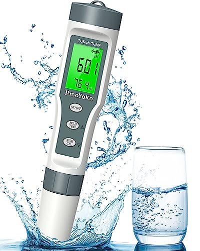3-in-1 Digital pH/TDS Meter with ATC pH Tester