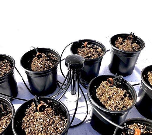 (3.3 GPH) - 12 Plant Drip Grow Kit - Hydroponics Irrigation System