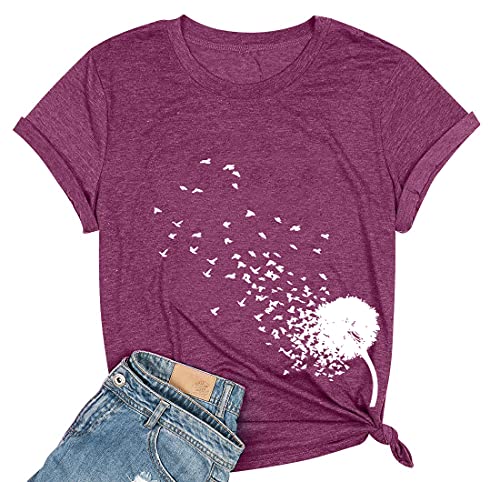 Bealatt Dandelion Graphic Tees Women's Shirt
