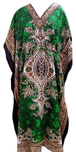 RiSi Gorgeous Long Flower-Pot Print Kaftan