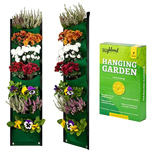 Vertical Garden Planter 7 Bag Flower Pouch