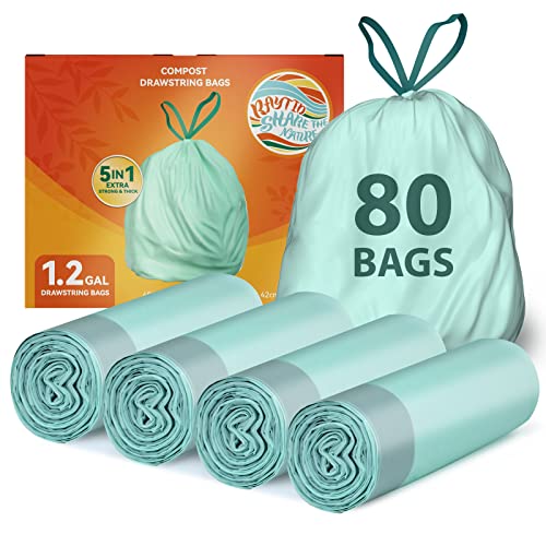 Compostable Drawstring Trash Bags