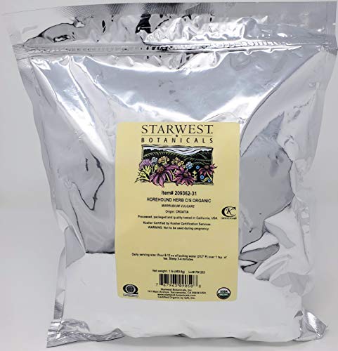 Organic Horehound Herb Cut & Sifted - 1 lb