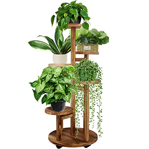 GEEBOBO 5 Tiered Tall Plant Stand