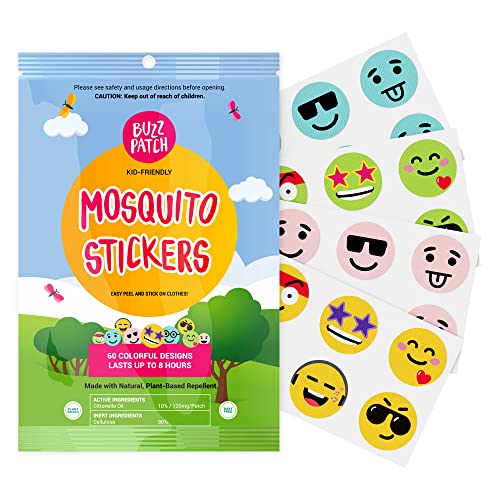 BuzzPatch Mosquito Patch Stickers for Kids