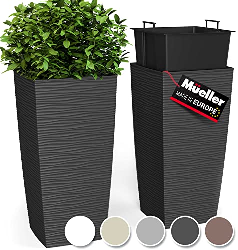 Janska Mueller M-Resin Heavy Duty Tall Planter