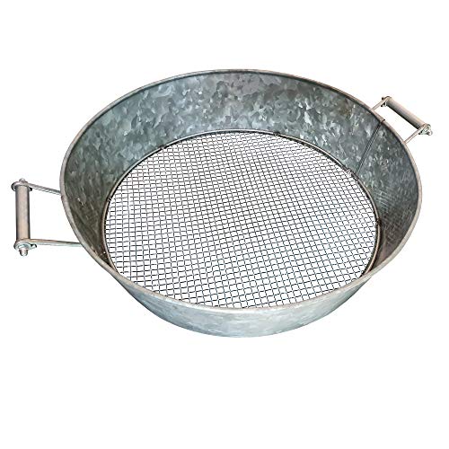 Round Galvanized Steel Compost Sifter