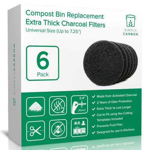 Extra Thick Filters for Kitchen Compost Bins