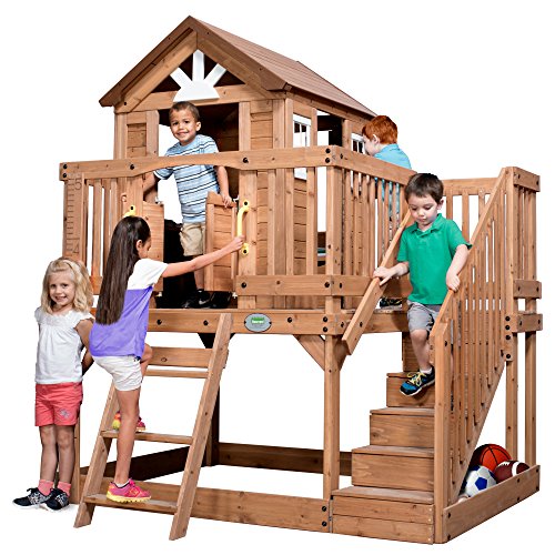 Scenic Heights All Cedar Wooden Playhouse
