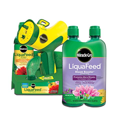 Miracle-Gro LiquaFeed Starter Kit and Bloom Booster Bundle