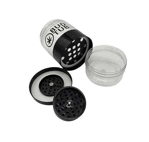 Mini Herb Storage Jar with Magnetic Grinder