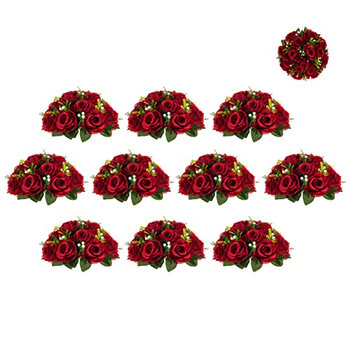 Elegant Flower Balls Wedding Rose Centerpieces
