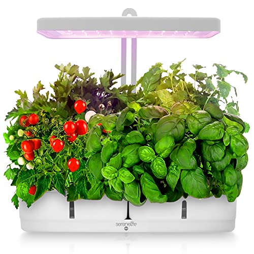 SereneLife Hydroponic Herb Garden: Grow Fresh Greens Indoors!