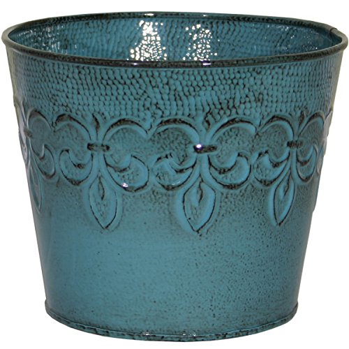 Robert Allen Metal Planter Flower Pot