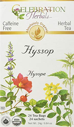 Organic Hyssop Tea - 24 Herbal Tea Bags