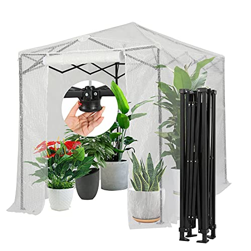 CROWN SHADES 8'x6' Instant Pop-up Walk-in Greenhouse