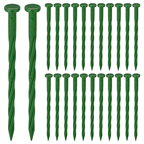 100 Pack Plastic Edging Stakes