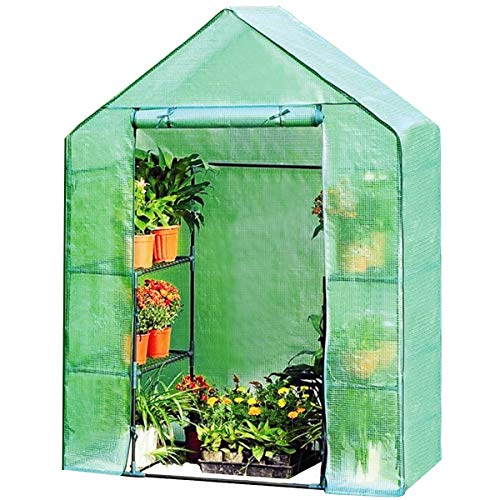 Giantex Walk-in Greenhouse, 4 Tier 8 Shelves