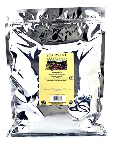 Organic Plantain Leaf Cut & Sifted (1lb)