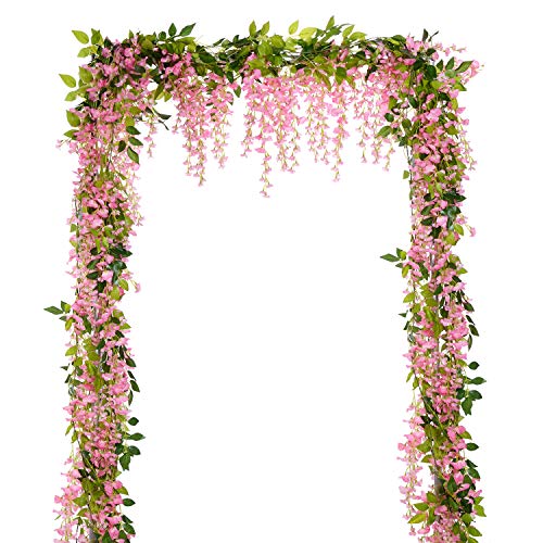 Lvydec Wisteria Artificial Flowers Garland - Enhance Your Space with Natural Beauty